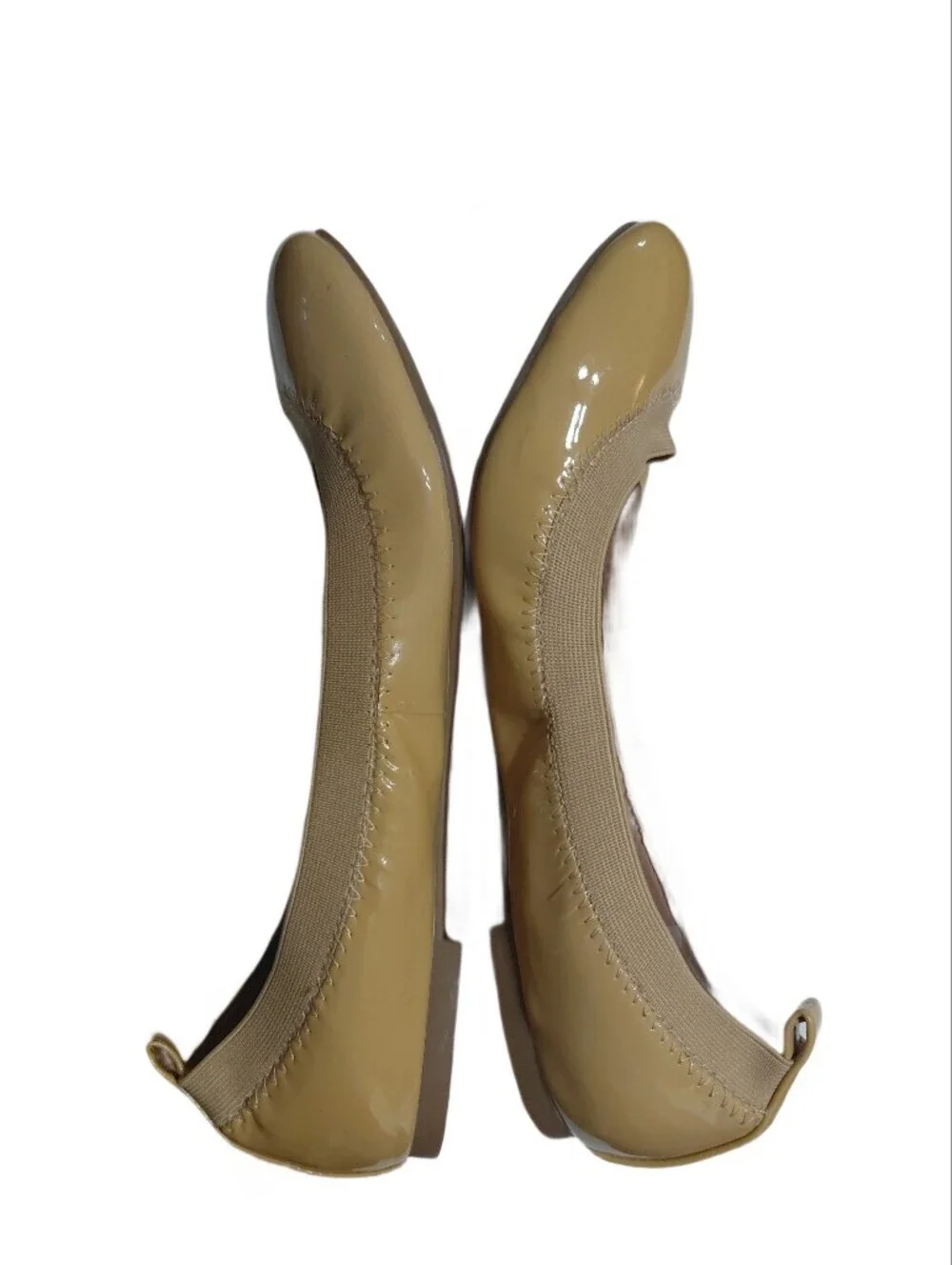 J Crew Classic Yellow Patent Leather Ballet Flats Size 7